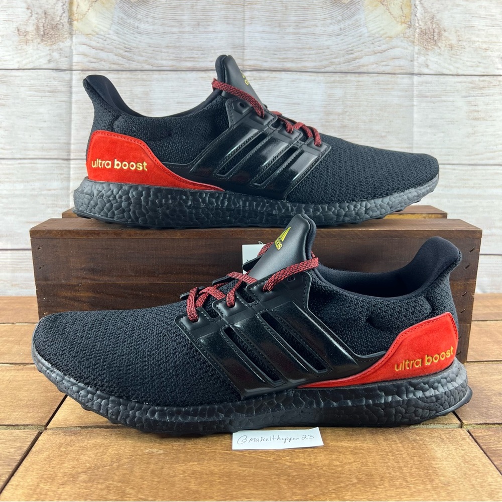 Adidas UltraBoost DNA Black Red FW4899 Running Shoes